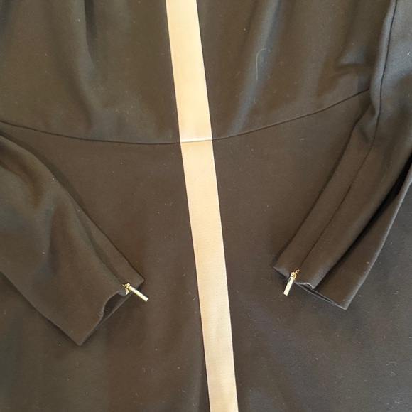 Ted Baker Gilleen Bow Detail Black & White Knit Skater Dress Size 4 - Picture 8 of 12